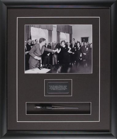 Lot #16 John F. Kennedy?s Pen Used to Sign the 1963 Child and Mental Health Bill - Image 1