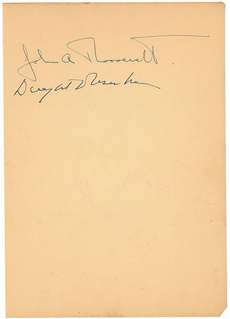 Lot #1855 Dwight D. Eisenhower Signature - Image 1