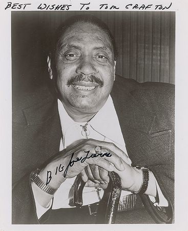 Lot #1929 Big Joe Turner Signed Photograph - Image 1