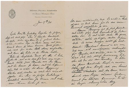 Lot #544 Chaim Weizmann: Weizmann uncharacteristically references the Zionist movement: 