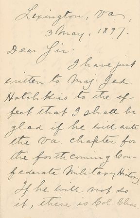 Lot #657 George Washington Custis Lee: ?There is no one of Genl. Lee?s military family living? - Image 1