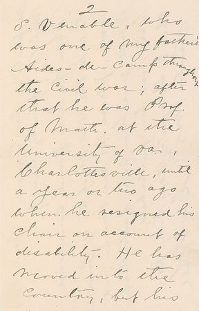 Lot #657 George Washington Custis Lee: ?There is no one of Genl. Lee?s military family living? - Image 3