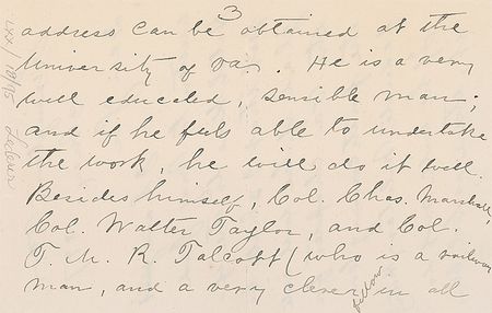 Lot #657 George Washington Custis Lee: ?There is no one of Genl. Lee?s military family living? - Image 4