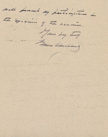 Lot #296 Grover Cleveland Handwritten Letter Signed - Image 2