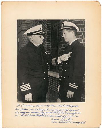 Lot #7 Frederick L. Conklin: Presenting JFK with