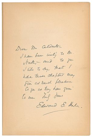 Lot #1911 Edward Everett Hale - Image 1