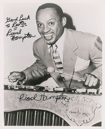Lot #883 Lionel Hampton Signed Photograph - Image 1