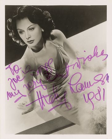 Lot #1225 Hedy Lamarr Signed Photograph - Image 1
