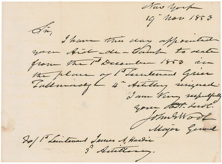 Lot #417 John E. Wool - Image 1