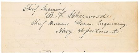 Lot #1881 Benjamin F. Isherwood - Image 1