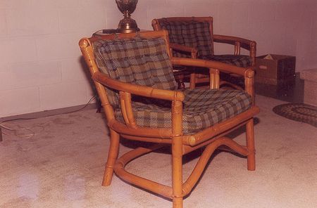 Lot #74 John F. Kennedy’s Honey Fitz Chairs and Lamp: Remarkable personal effects from Camelot at sea: extraordinary lamp and chairs from on board the Honey Fitz, home to some of the first family’s happiest moments - Image 2
