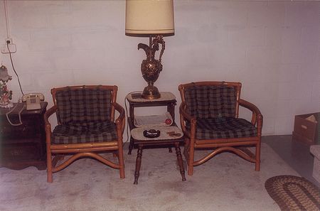 Lot #74 John F. Kennedy’s Honey Fitz Chairs and Lamp: Remarkable personal effects from Camelot at sea: extraordinary lamp and chairs from on board the Honey Fitz, home to some of the first family’s happiest moments - Image 11