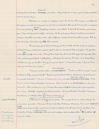 Lot #214 John F. Kennedy: Andre Maurois: “President Kennedy does not know how to be boring” - Image 2