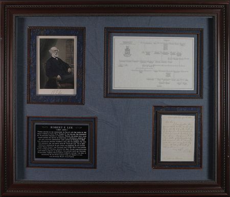 Lot #658 Robert E. Lee:  “I have forgotten the year in which Mr. Charles Lee was born, also the date of the birth of Judge Bushrod Washington” - Image 1