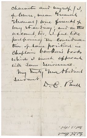 Lot #686 Don Carlos Buell Handwritten Letter Signed - Image 2