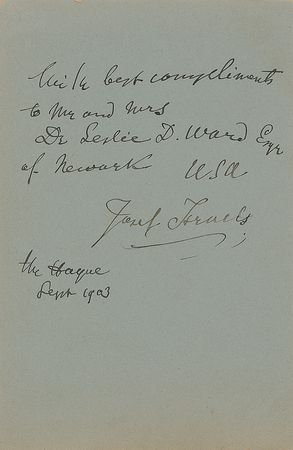 Lot #935 Jozef Israels Signed Photograph - Image 2