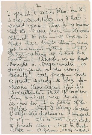 Lot #867 Joseph P. Pennell Handwritten Letter Signed - Image 4