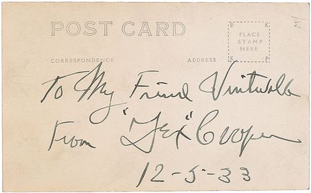 Lot #563 Tex Cooper Signed Photograph - Image 2