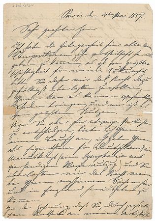 Lot #1032 Anton Rubinstein: “I have an opportunity to sell all of my compositions here for a very good price” - Image 1