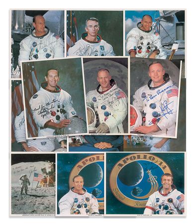 Lot #757 Moonwalkers: Outstanding complete set of moonwalkers’ official NASA photos - Image 5