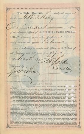 Lot #561 Jay Cooke Signed Document - Image 2