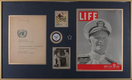 Lot #610 Chester Nimitz - Image 1