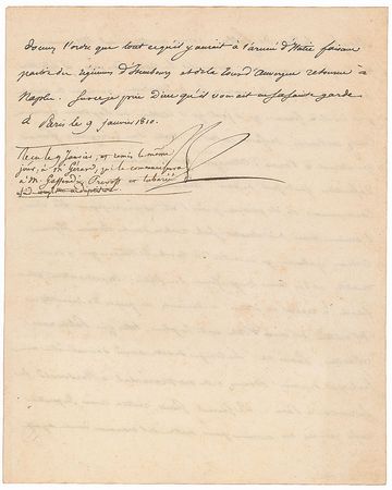 Lot #505 Napoleon Signed Letter - Image 2