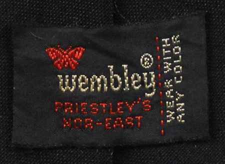 Lot #71 John F. Kennedy’s Black Necktie Necktie - Image 2