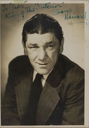 Lot #1284 Three Stooges: Shemp Howard: Scarce portrait of the versatile Shemp - Image 1