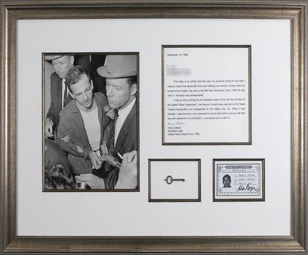 Lot #176 Lee Harvey Oswald: Key used to uncuff the assassin as he arrived for processing - Image 2