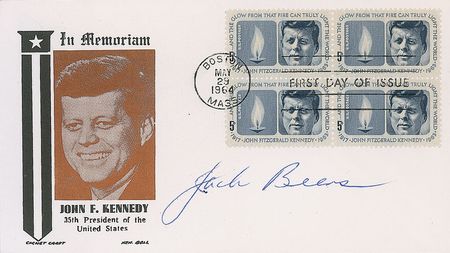Lot #192 Jack Beers First Day Cover - Image 1