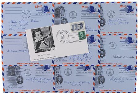 Lot #9 PT–109 Crew and Survivors First Day Covers