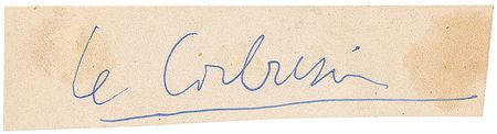 Lot #938 Le Corbusier Signature - Image 1