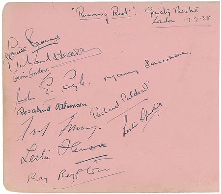 Lot #1358 Frankenstein: Gavin Gordon Signature - Image 1