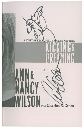 Lot #1162 Heart: Ann and Nancy Wilson Book - Image 1