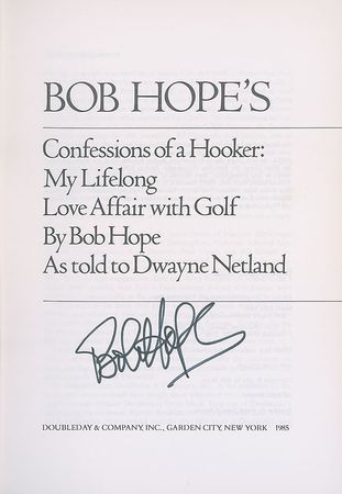 Lot #1381 Bob Hope Book - Image 1