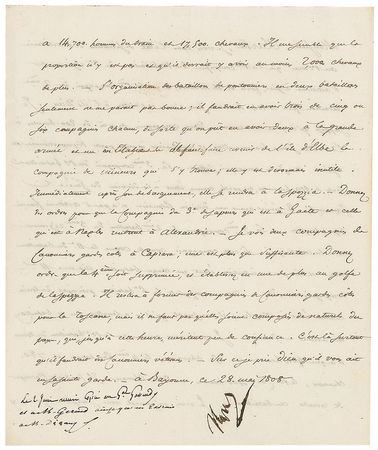 Lot #504 Napoleon: Napoleon grills his minister of war on troop counts and placement - Image 2