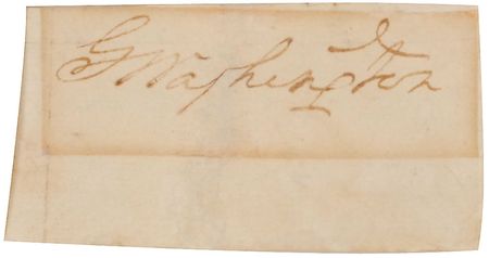 Lot #253 George Washington Signature - Image 1