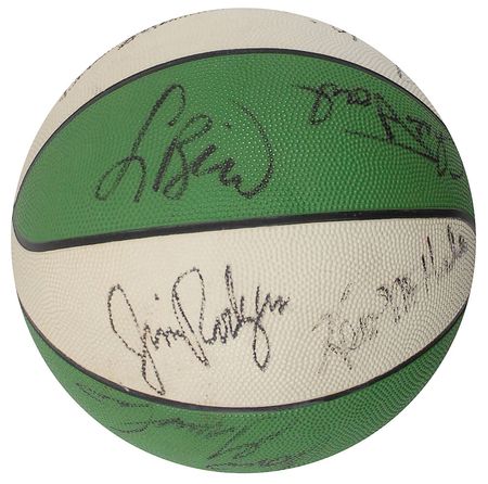Lot #1603 Boston Celtics Basketball - Image 1