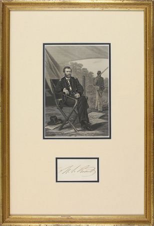 Lot #285 U. S. Grant Signature - Image 1