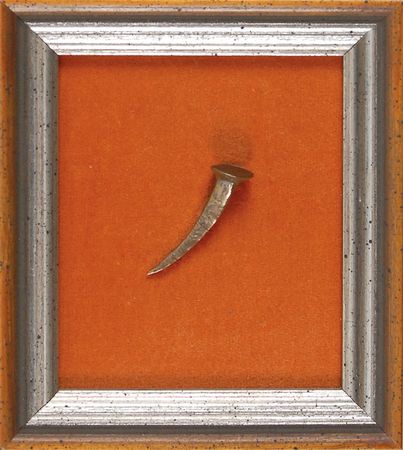 Lot #404 HMS Bounty: Nail reclaimed from the remains of the HMS Bounty, site of the famous mutiny - Image 1