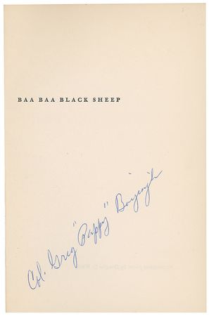 Lot #685 Pappy Boyington Book - Image 1