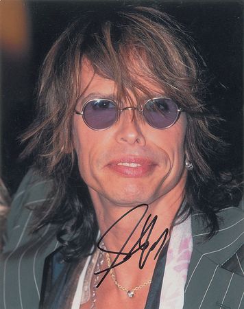 Lot #1099 Aerosmith: Steven Tyler Signed Photographs - Image 2