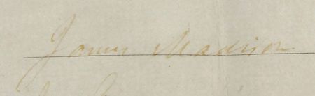 Lot #255 Thomas Jefferson and James Madison: A ship’s pass for the ‘Amiable’ - Image 3
