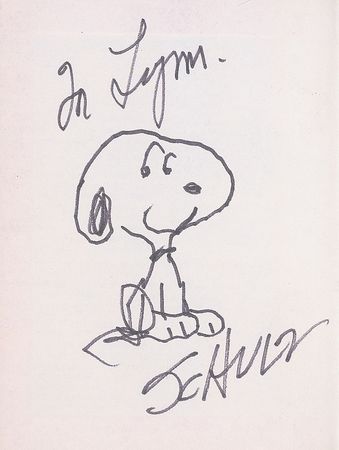 Lot #989 Charles Schulz: The Peanuts Philosophers adorned with a great sketch of Snoopy - Image 1