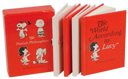 Lot #989 Charles Schulz: The Peanuts Philosophers adorned with a great sketch of Snoopy - Image 2