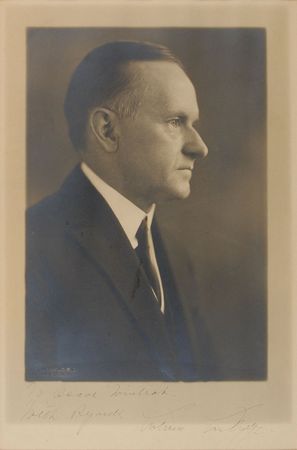 Lot #328 Calvin Coolidge Signed Photograph - Image 2