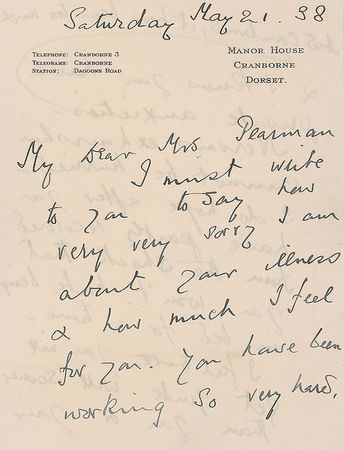 Lot #560 Clementine Churchill Handwritten Letter Signed - Image 1