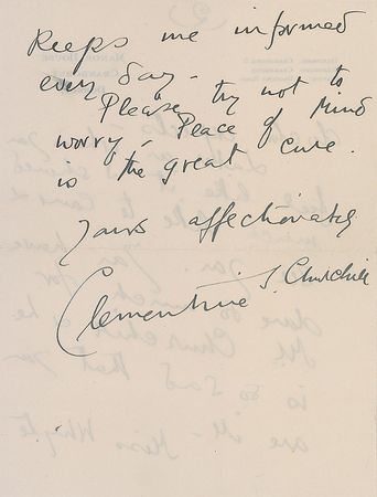 Lot #560 Clementine Churchill Handwritten Letter Signed - Image 2