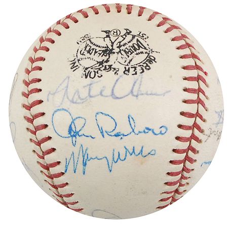 Lot #1709 Mickey Mantle and Old-Timers Baseball - Image 5